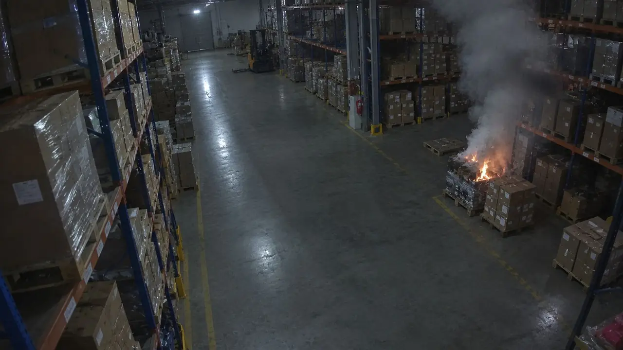 Fire & smoke camera view